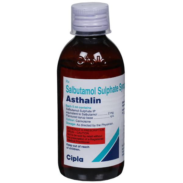 Asthalin Syrup 100ml for asthma and chronic obstructive pulmonary disease