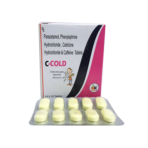 C-Cold Tablet (Strip of 10) for common cold