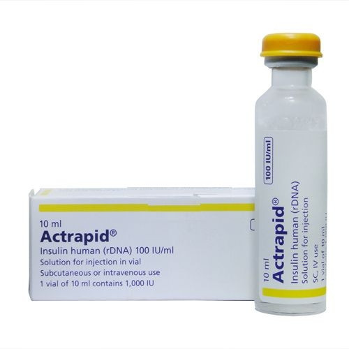 Actrapid 100IU/ml Solution for Injection 10ml
