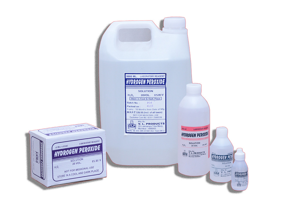 Hydrogen Peroxide 6% Solution 100ml antiseptic and antifungal agent for Wound infection