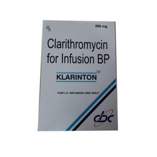 Klarinton 500mg Injection contains Clarithromycin 500mg
