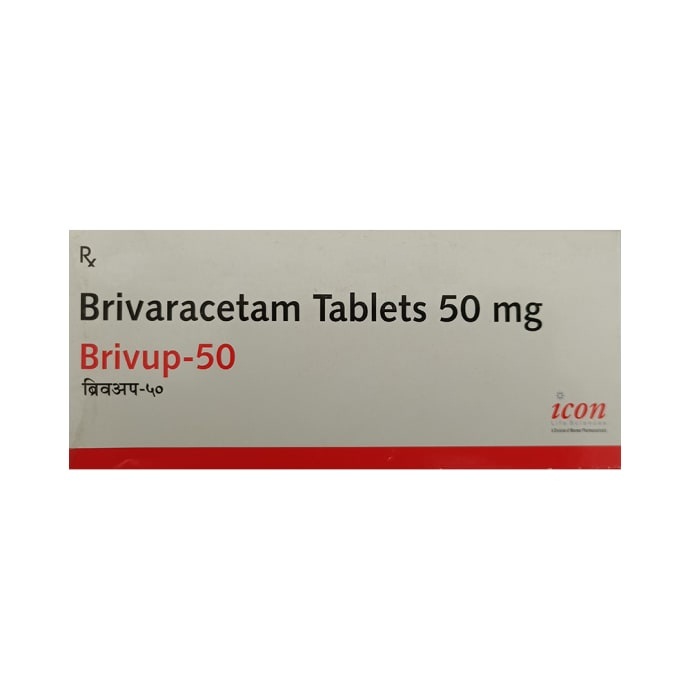 Brivup 50 Tablet (Strip of 10) for Epilepsy or Seizures
