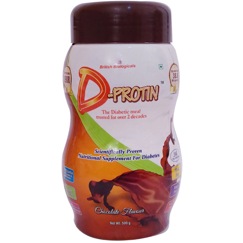 D-Protin Chocolate Powder 500g nutritional supplement