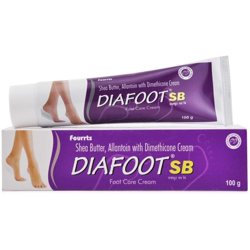 Diafoot SB Cream 100g for dry skin, burns, cracked skin, psoriasis, fractures and other conditions