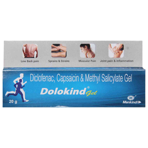 Dolokind Gel 20g for pain relief