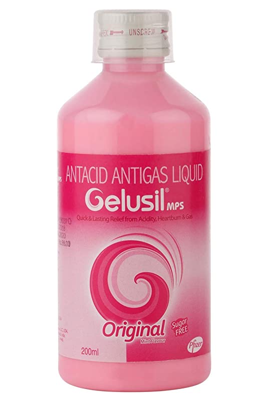 Gelusil MPS Original Sugar Free Mint Liquid 200ml Antacid