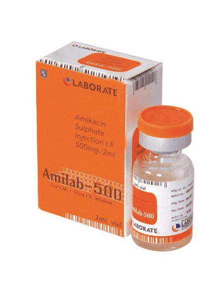 Amilab 500mg Injection 2ml antibiotic for bacterial infections
