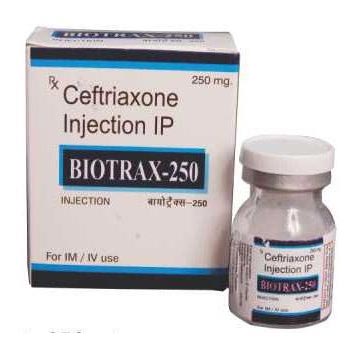 Biotrax 250mg Injection for bacterial infections