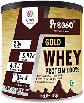 Pro360 Gold Chocolate Whey Protein Powder 400g