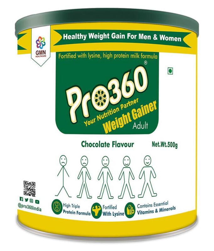 Pro360 Weight Gainer Chocolate Nutritional Beverage Mix 500g