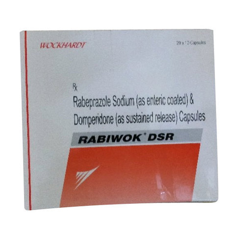 Rabiwok DSR Capsule (Strip of 10) for gastroesophageal reflux and peptic ulcer
