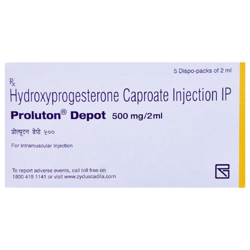 Proluton Depot 500mg Injection 2ml to prevent premature birth