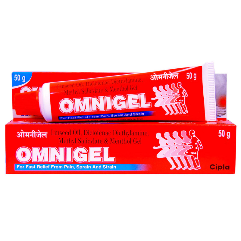 Omnigel 50g for muscle or joint injuries