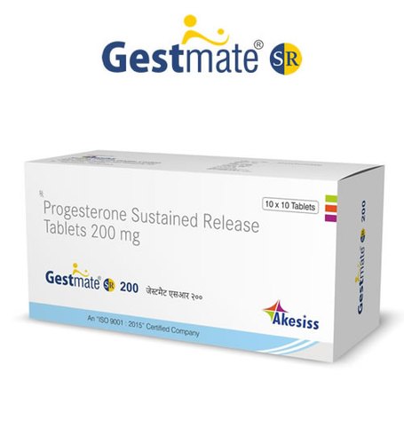 Gestmate SR 200 Tablet (Strip of 10) contains Progesterone 200mg