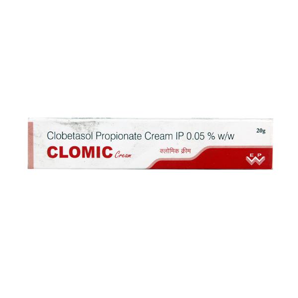 Clomic Cream 20g for Allergic skin conditions