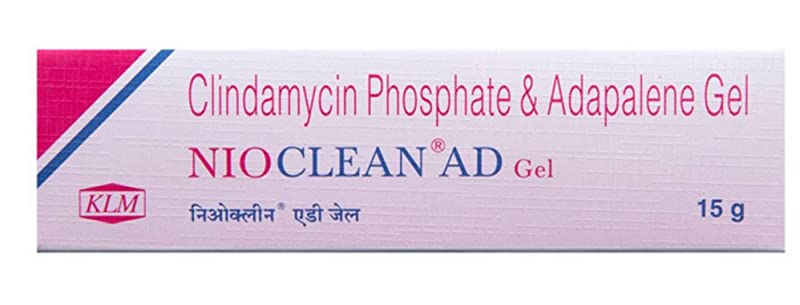 Nioclean AD Gel 15g for treatment of Acne