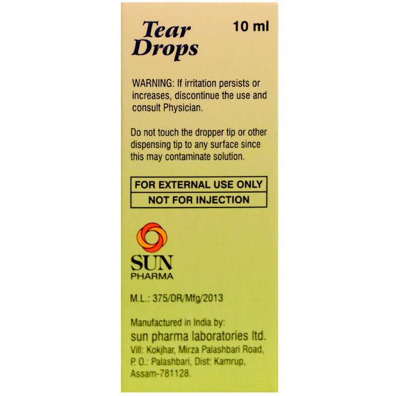 Tear Drops 10ml contains Carboxymethylcellulose 5mg/ml