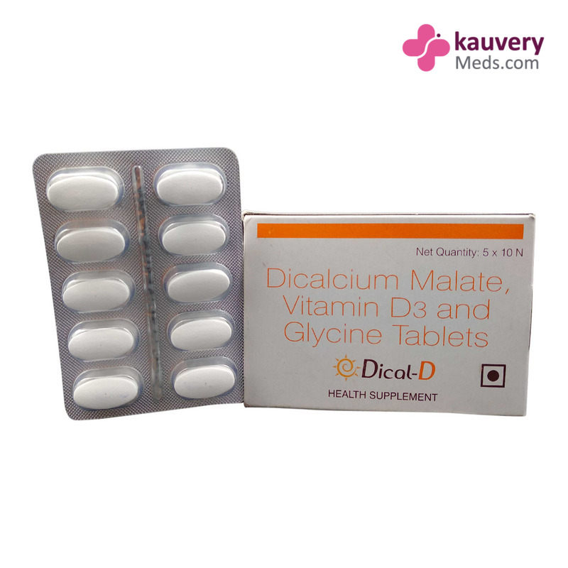 Dical-D Tablet (Strip of 10) for adequate calcium