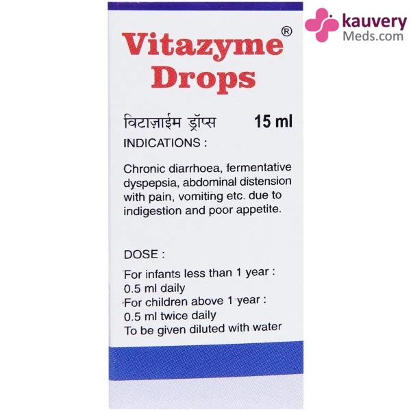 Vitazyme Drops 15ml for nutrition in infants and children