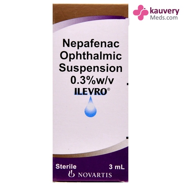 Ilevro Eye Drops 3ml for Post-operative eye pain and inflammation