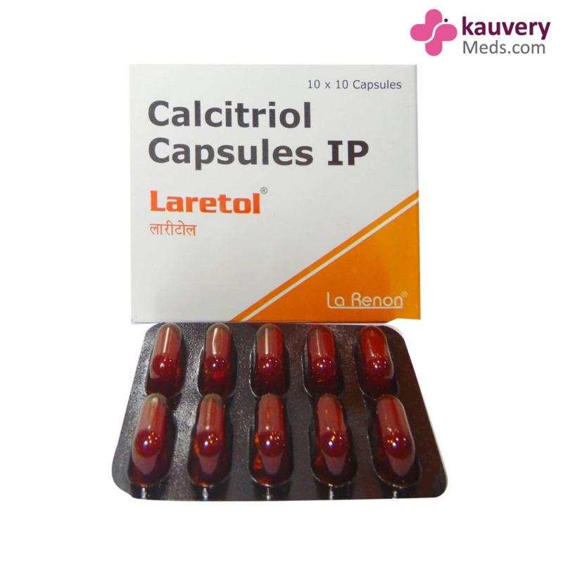 Laretol Capsule (Strip of 10) for Calcium deficiency