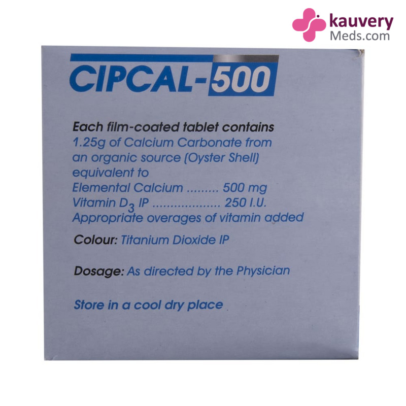 Cipcal 500 Tablet (Strip of 15) for strong bones