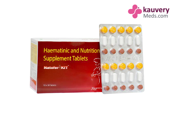 Natofer KIT Tablet (Strip of 30) for Vitamin B12 deficiency