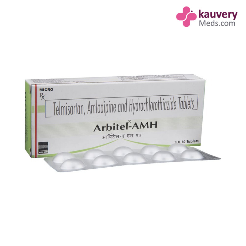 Arbitel-AMH Tablet (Strip of 10) for  Hypertension