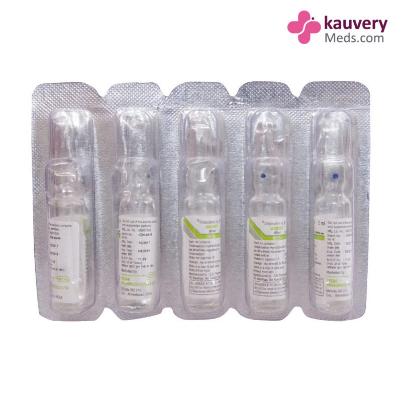Ondet 2mg Injection 2ml for Vomiting