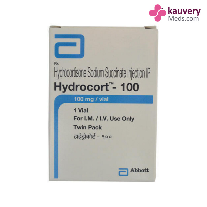 Hydrocort 100mg Injection for Severe allergic reactions