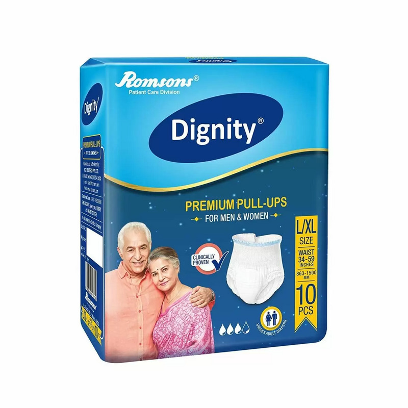 Dignity Premium Pull-Ups Adult Diaper L/XL (Pack of 10)