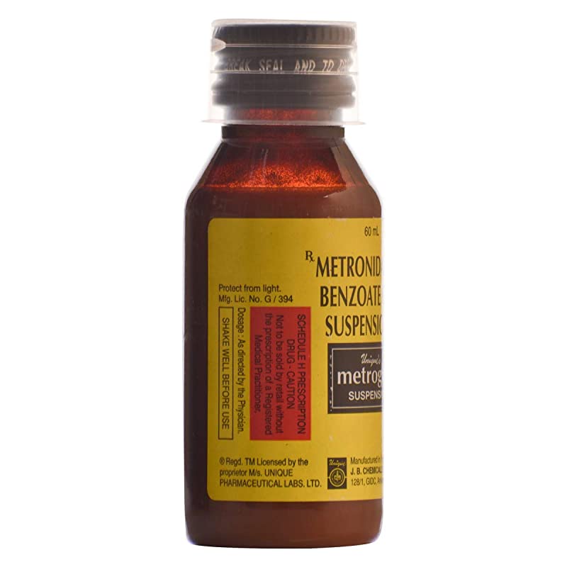 Metrogyl Suspension 60ml for Parasitic infections