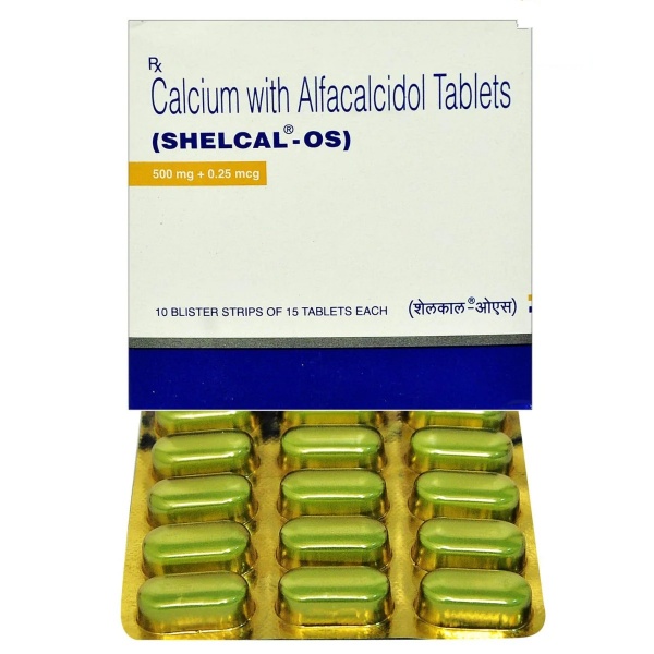 Shelcal-OS Tablet (Strip of 15) for strong bones