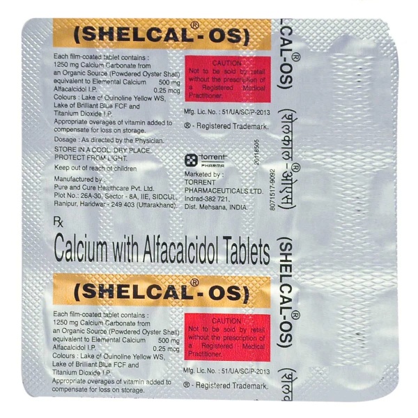 Shelcal-OS Tablet (Strip of 15)