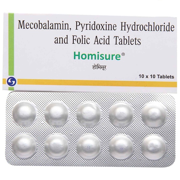 Homisure Tablet (Strip of 10) to treat vitamin or nutrient deficiencies