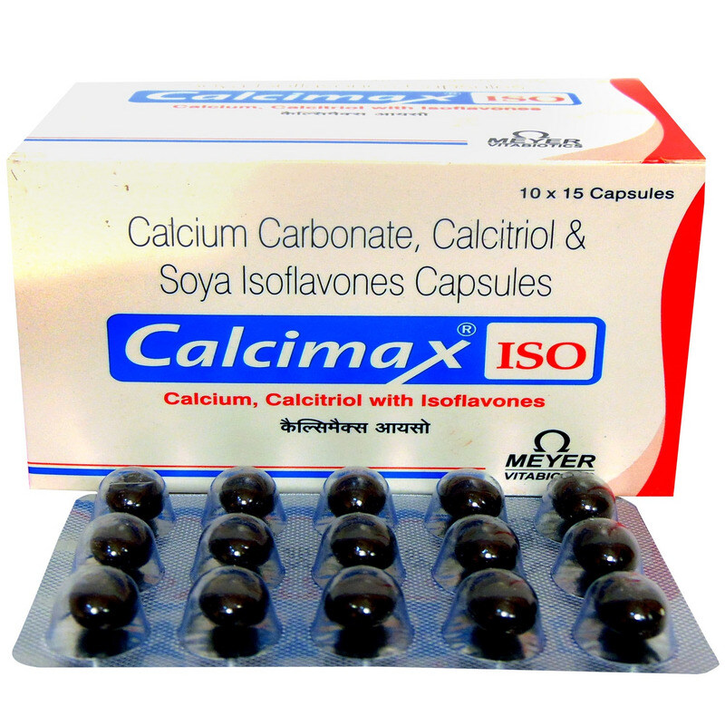 Calcimax ISO Capsule (Strip of 15) for postmenopausal osteoporosis