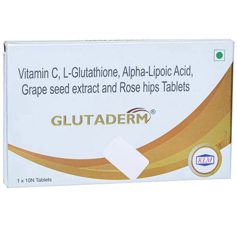 Glutaderm Tablet (Strip of 10) nutritional supplement