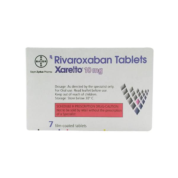 Xarelto 10mg Tablet (Strip of 7) to prevent stroke and heart attack