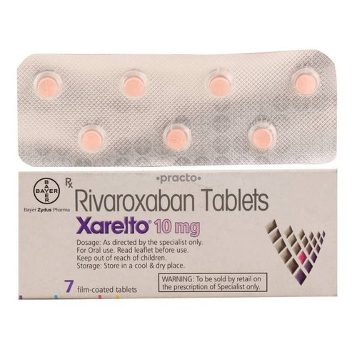 Xarelto 10mg Tablet (Strip of 7) contains Rivaroxaban 10mg