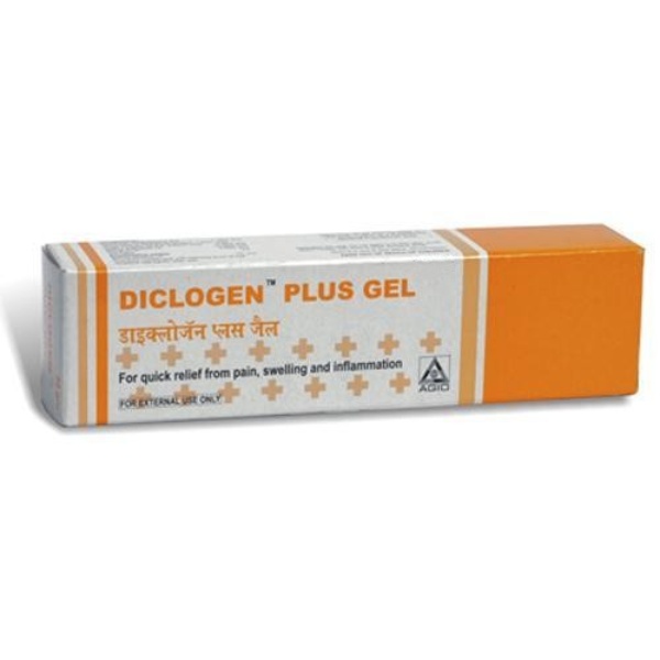 Diclogen Plus Gel 15g contains Diclofenac 1.16% w/w for Pain relief