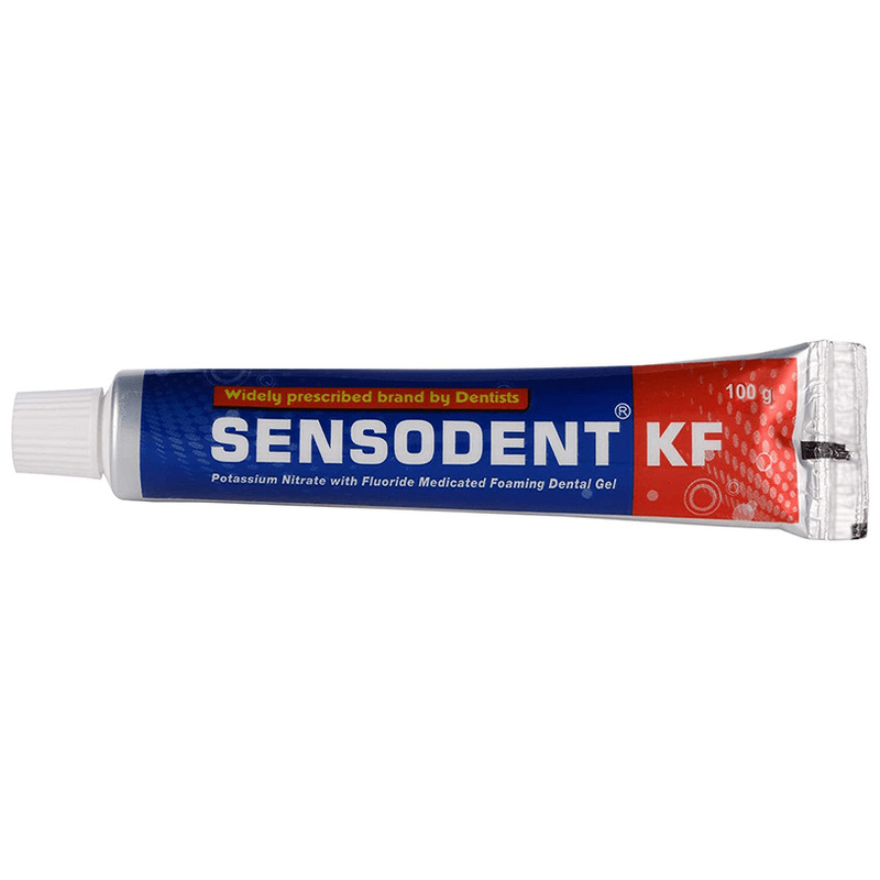 Sensodent KF Toothpaste 100g Potassium Nitrate 5% w/w, Sodium Monofluoro Phosphate 0.7% w/w