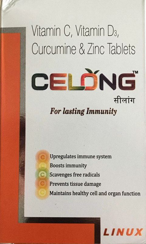 Celong Tablet (Strip of 10) for Vitamin C deficiency