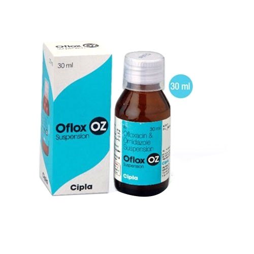 Oflox OZ Suspension 30ml antibiotic for bacterial infections
