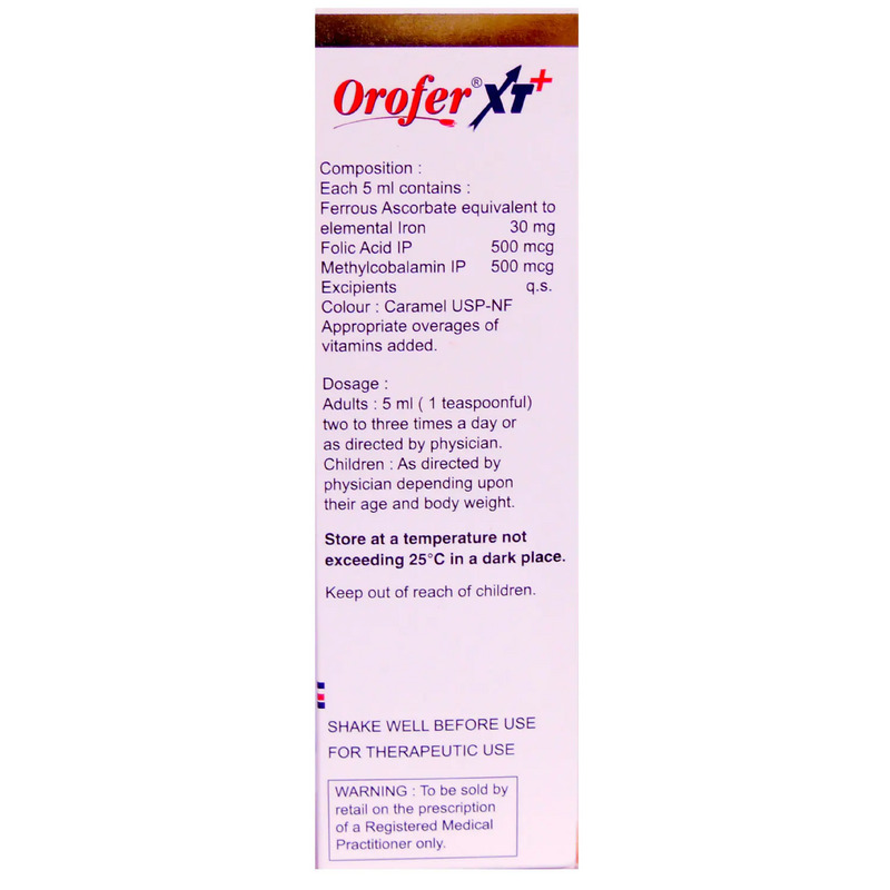Orofer XT Plus Orange Iron Tonic Suspension 200ml