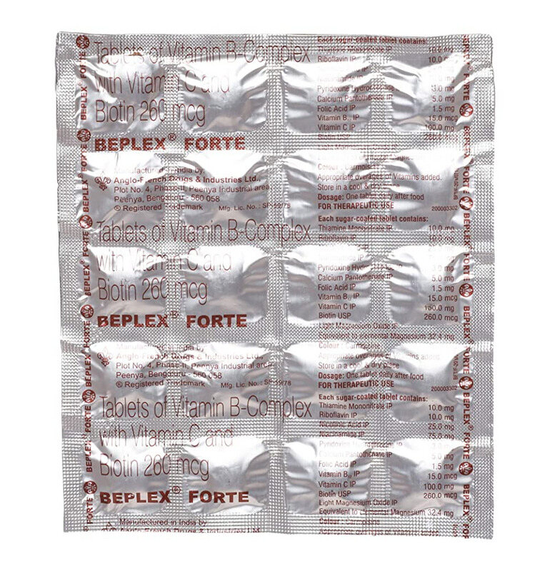 Beplex Forte Multivitamin Tablets (Strip of 20)