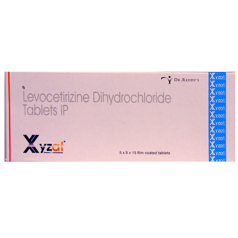 Xyzal 5mg Tablet (Strip of 15) for allergic conditions