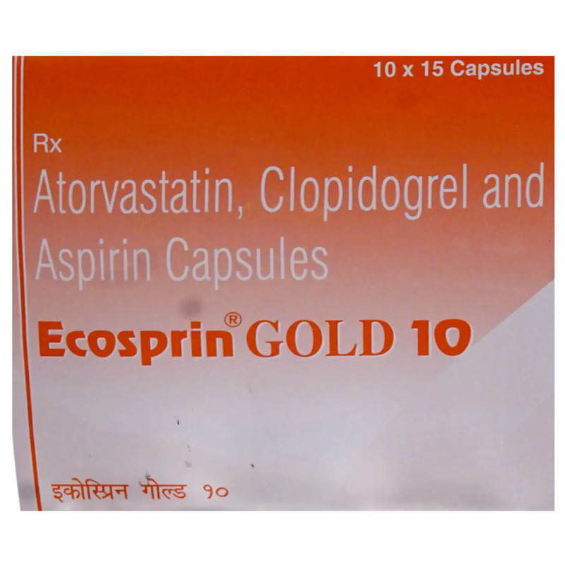 Ecosprin Gold 10 Capsule (Strip of 15) to prevent heart attack