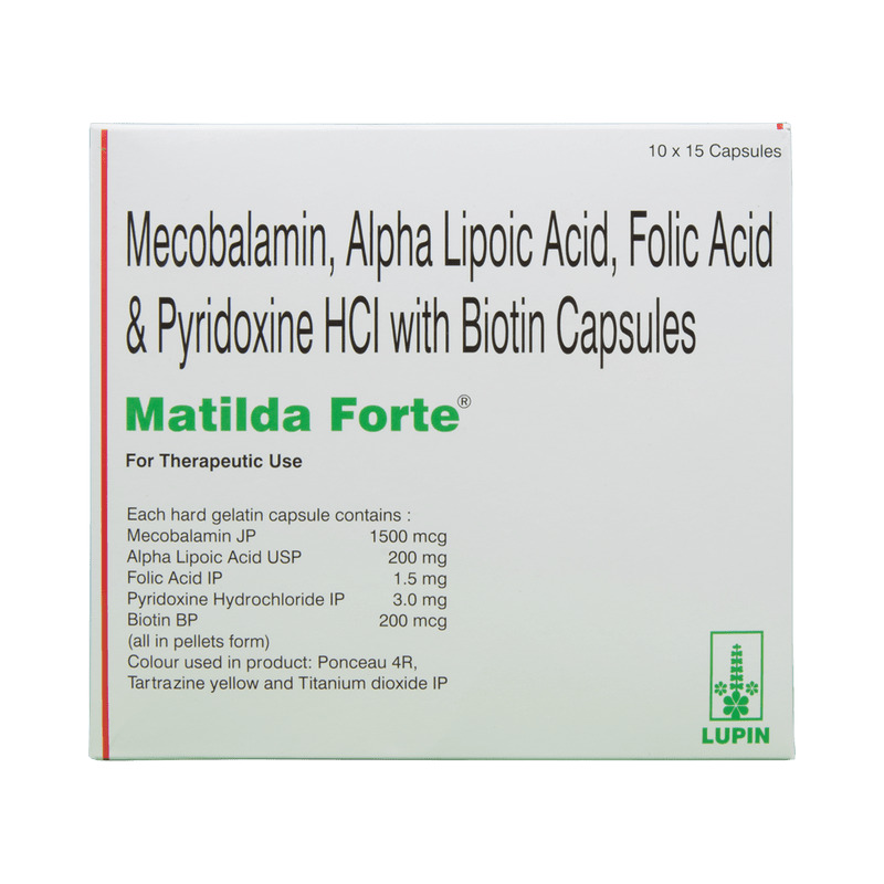 Matilda Forte Capsule (Strip of 15) for Vitamin B12 deficiency