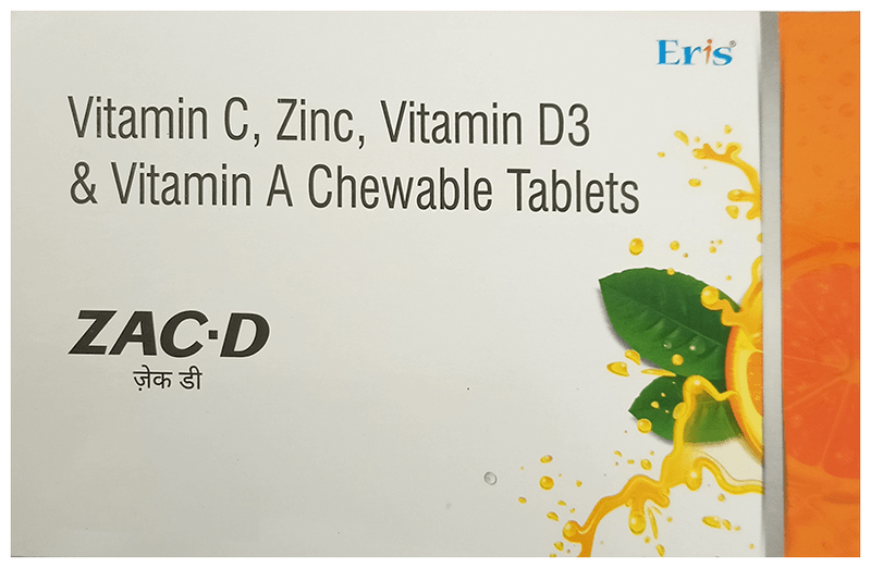 Zac-D Chewable Tablet (Strip of 15)