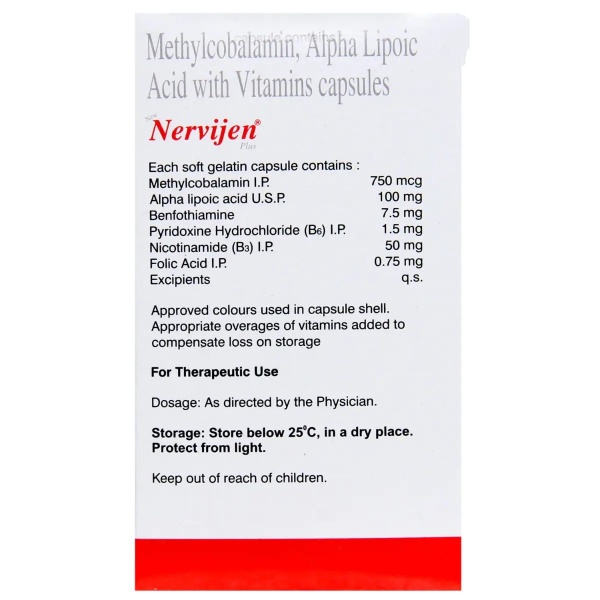 Nervijen Plus Capsule (Strip of 10)